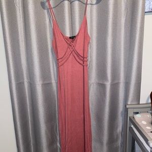 Blush pink maxi dress! Never worn